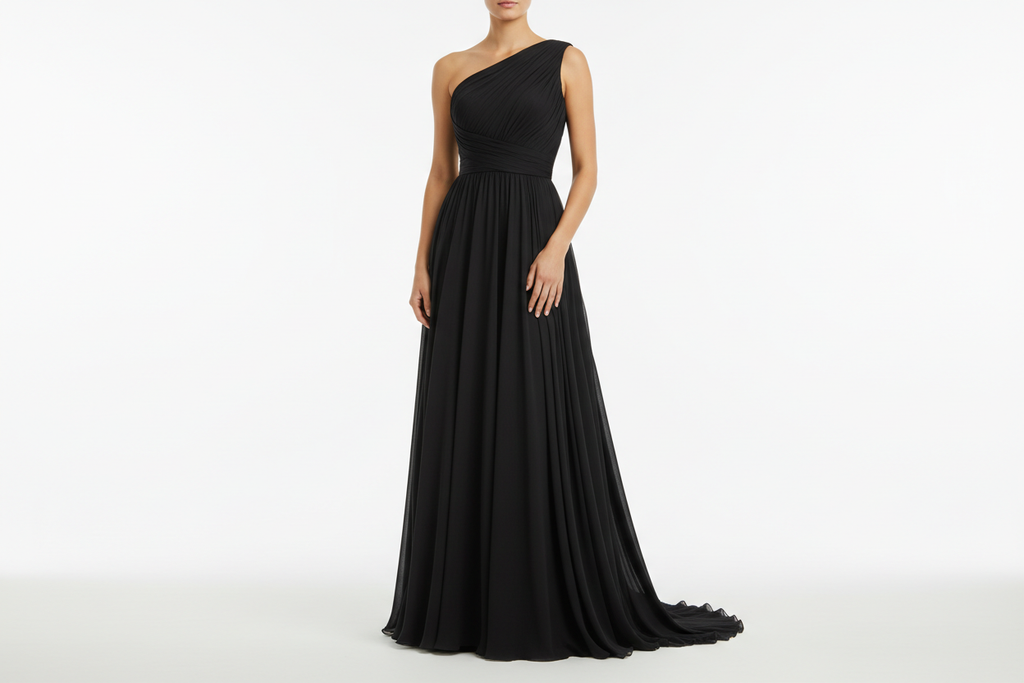 gown in black color