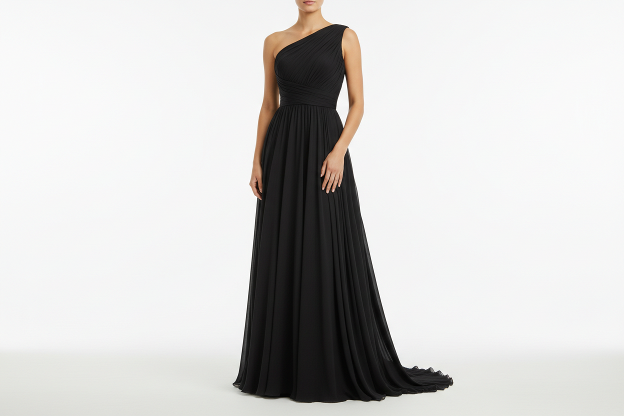 gown in black color